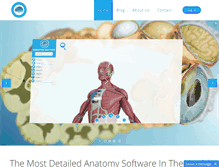 Tablet Screenshot of animatedanatomy.com